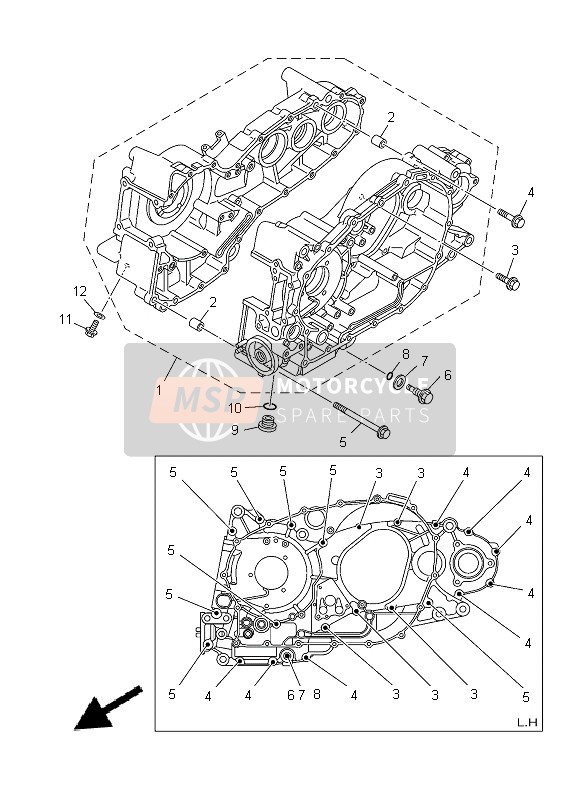 Yamaha XP500 2014 Carter per un 2014 Yamaha XP500